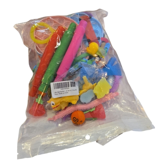 35 Pcs Colorful Pop It Fidget Toy Set - Picture 4 of 4